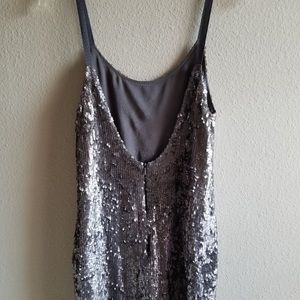 Catherine Malandrino Backless Sequins Dress